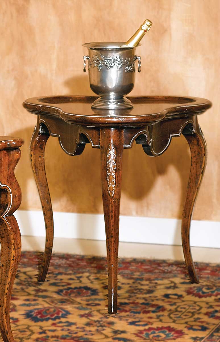 B-10 Lamp Table w/ Cabriole Legs - Image 1