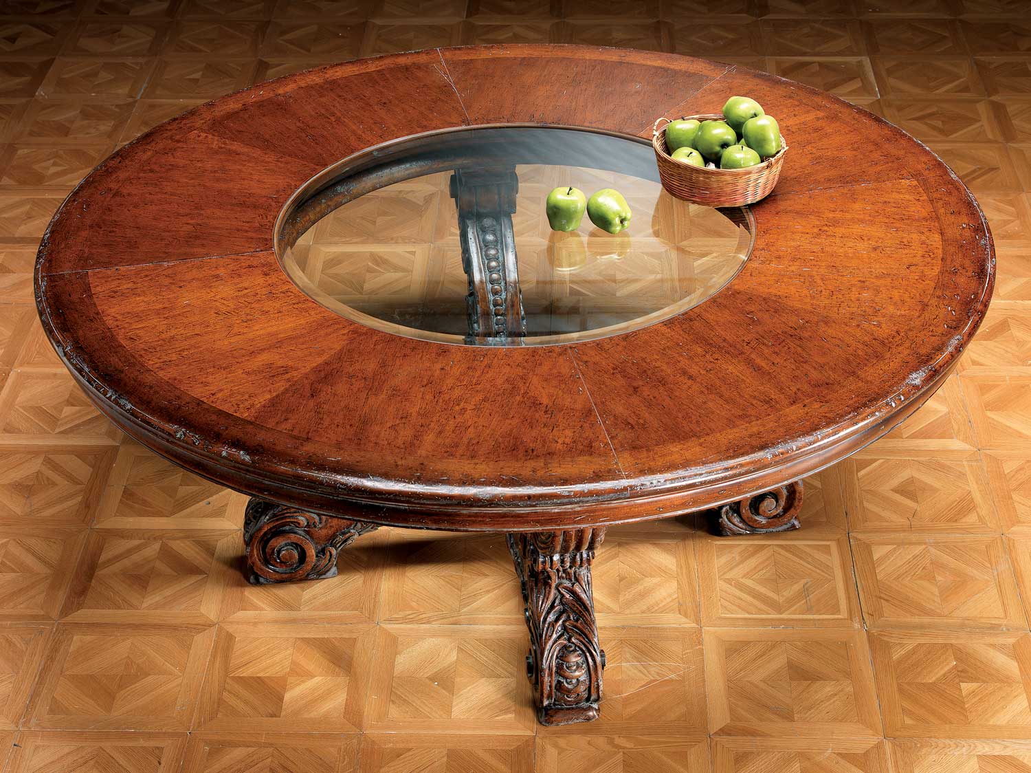 GV-821 Round Table w/ Glass Insert - Image 2