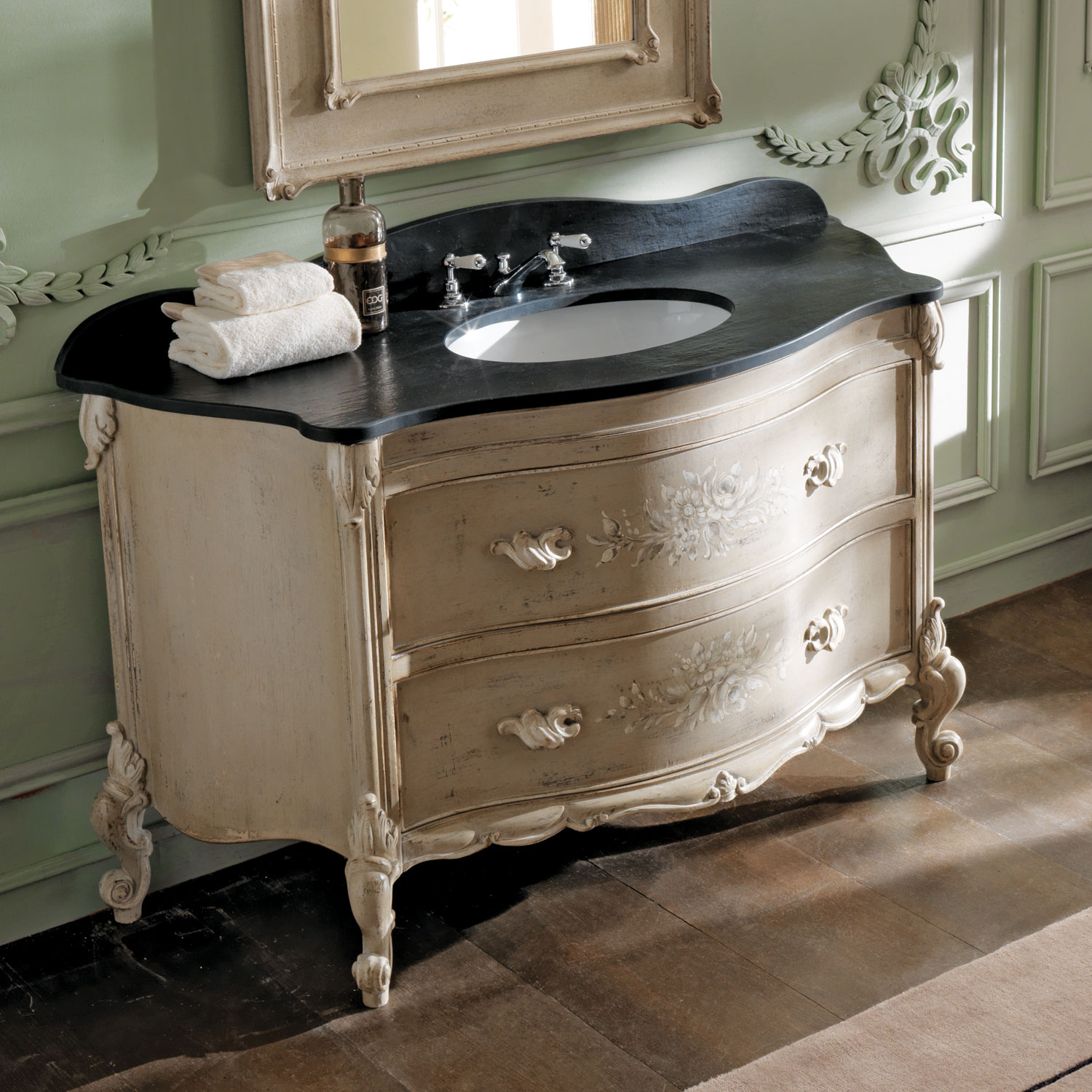 GR-1085 Hand Painted Vanity - Image 1