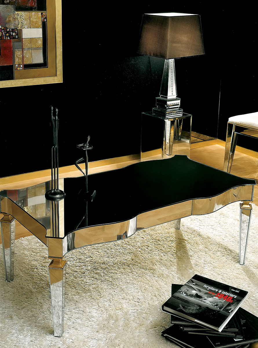 AV-2180 Mirrored Coffee Table - Image 1