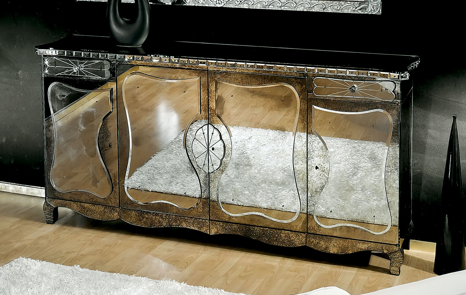 AV-2520 Mirrored Credenza - Image 1