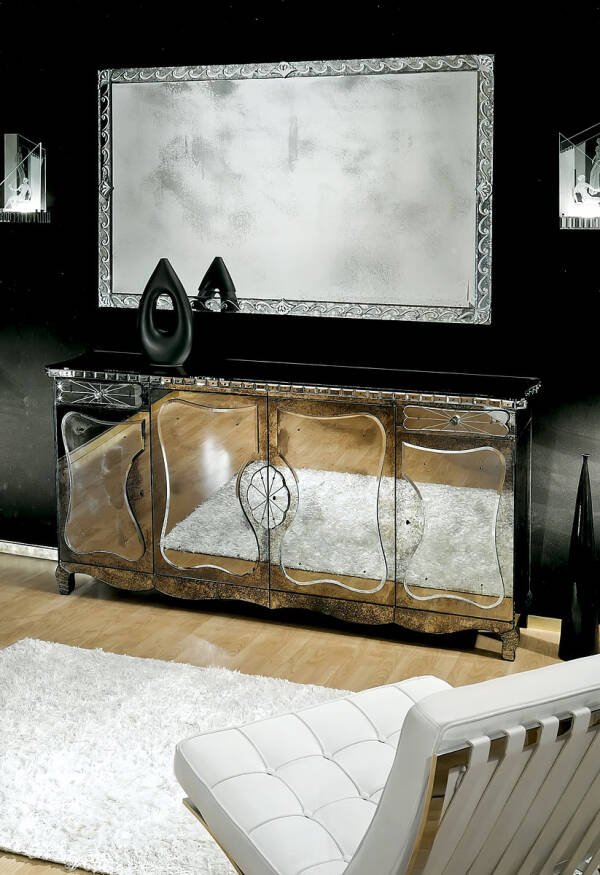 AV-2520 Mirrored Credenza