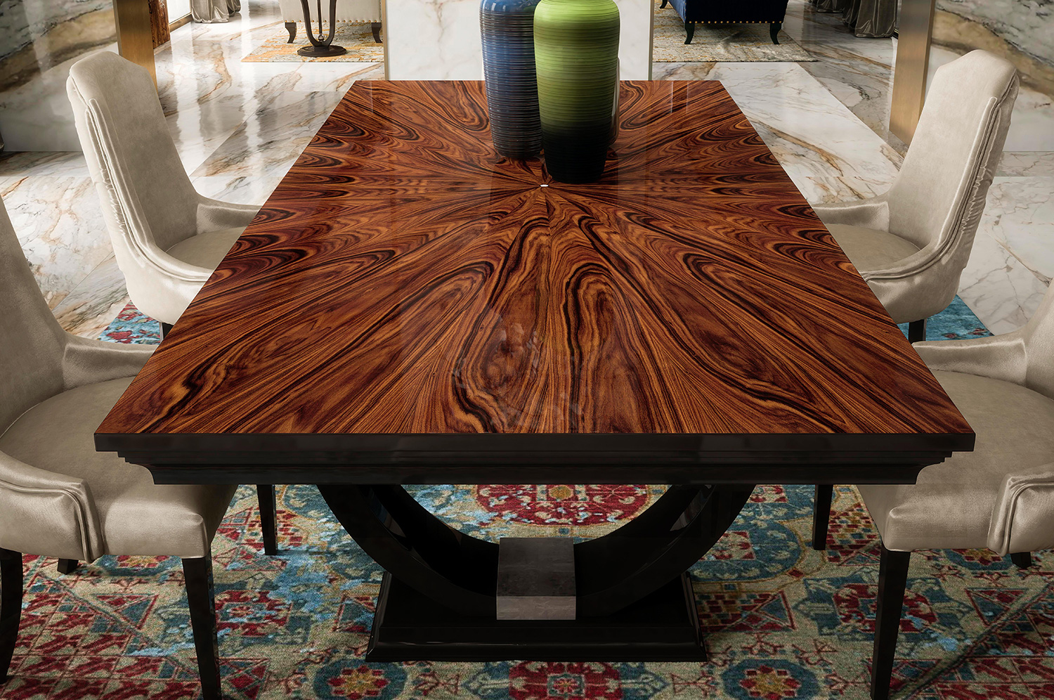 VG-3003-1 Rosewood Dining Table - Image 3