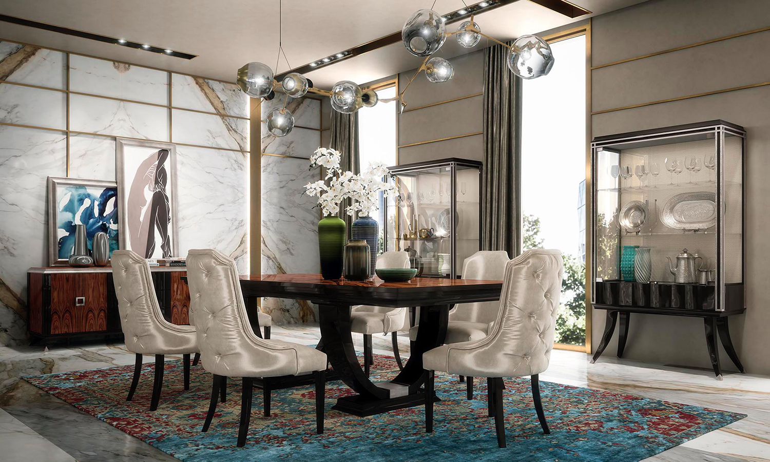 VG-3003-1 Rosewood Dining Table - Image 5