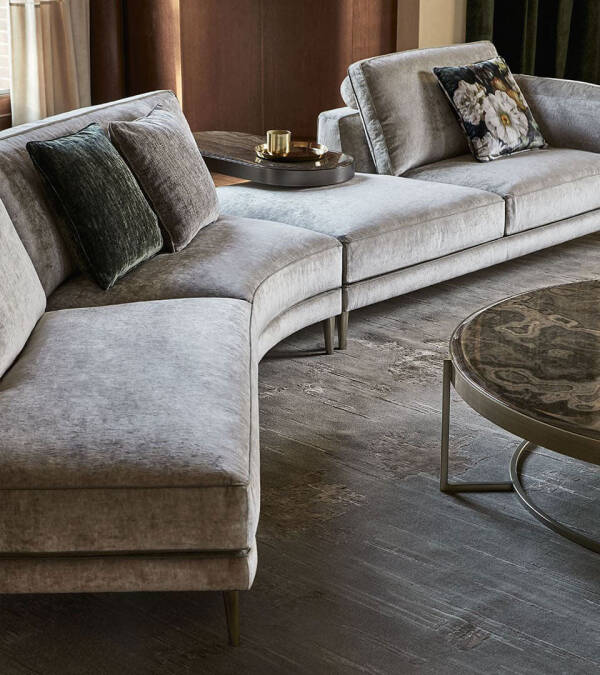 OP-807 Curved Sectional Sofa