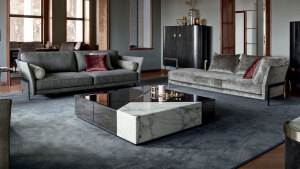 OP-830 Marble and Mirror Coffee Table - Image 3