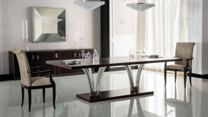 OP-821 Dining Table - Ebony Veneer - Image 2