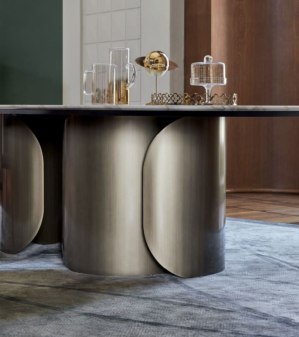 OP-820 Marble Top Dining Table - Image 2