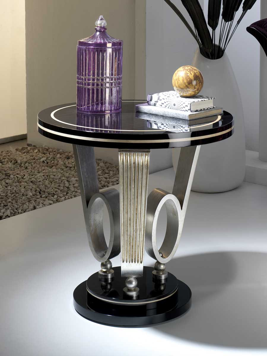 TM-4061 Makassar Ebony Side Table - Image 1