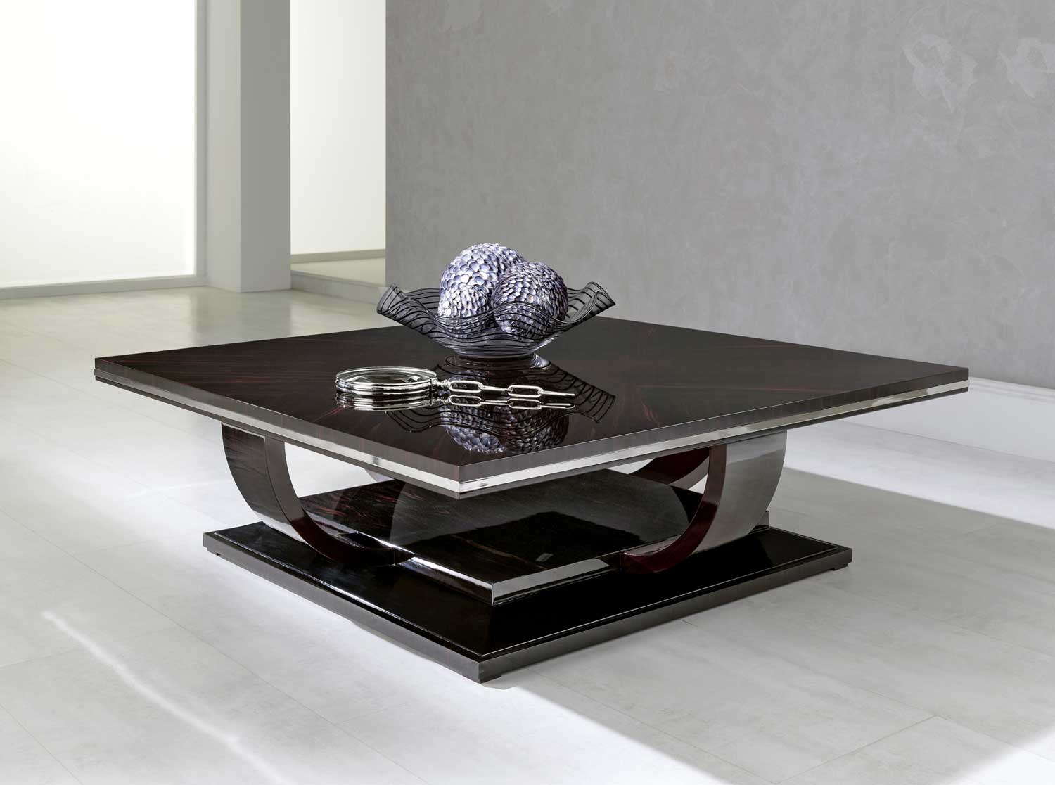 TM-4064-1 Makassar Ebony Coffee Table - Image 1