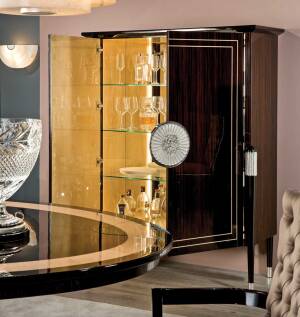TM-2000 Makassar Ebony Bar Cabinet - Image 2