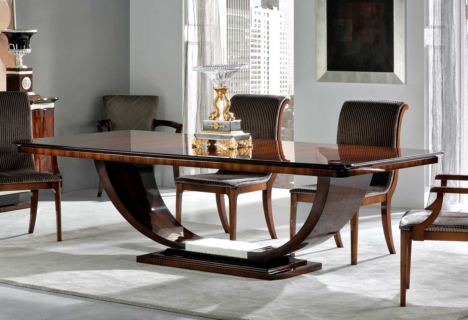 TM-100-1E Bohemian Rosewood Dining Table - Image 1