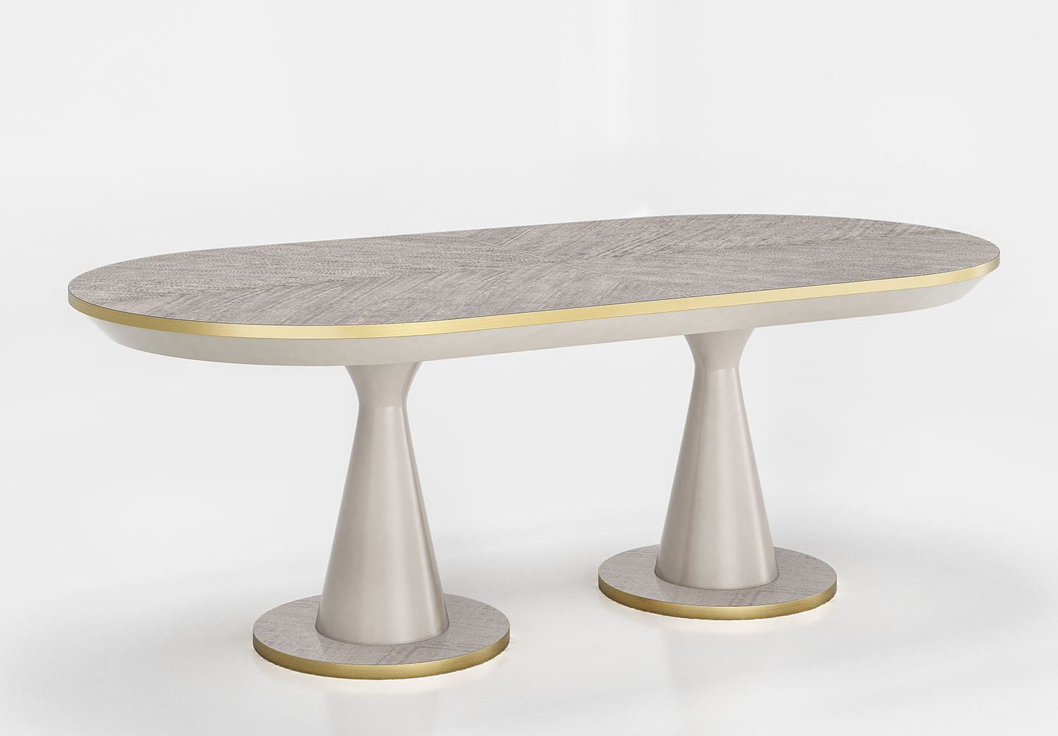 VG-6003-GRY Dining Table - Image 1
