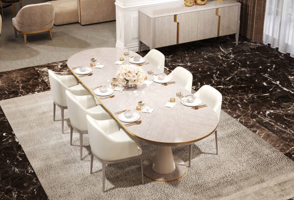 VG-6003-GRY Dining Table