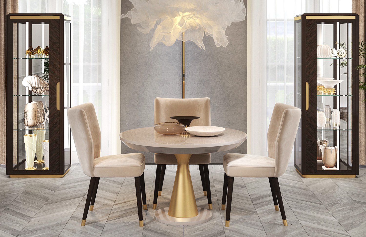 VG-6059 Round Dining Table - Image 2