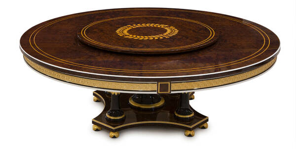 TM-85010-2 Walnut Dining Table