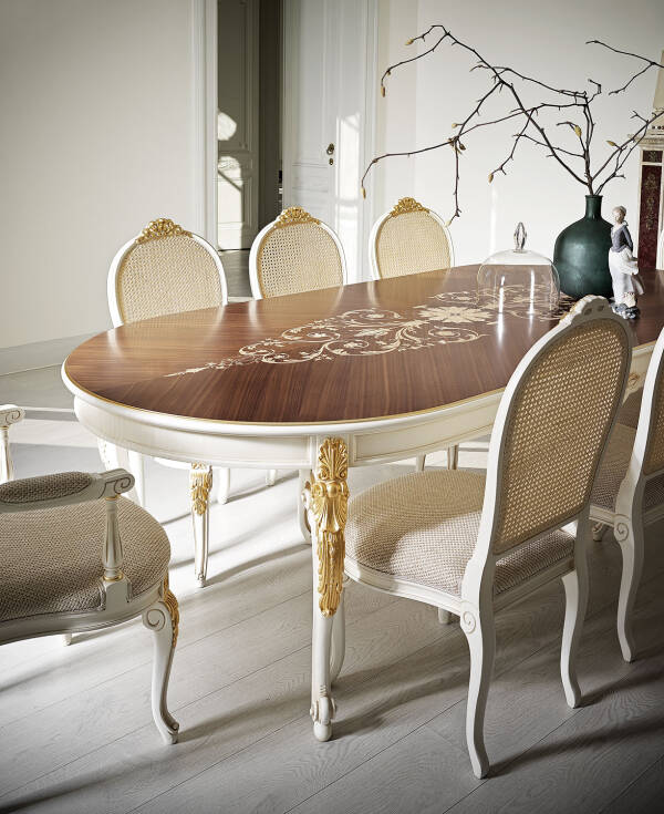AC-17279 Louis XVI Side Chair with Vienna Straw Back