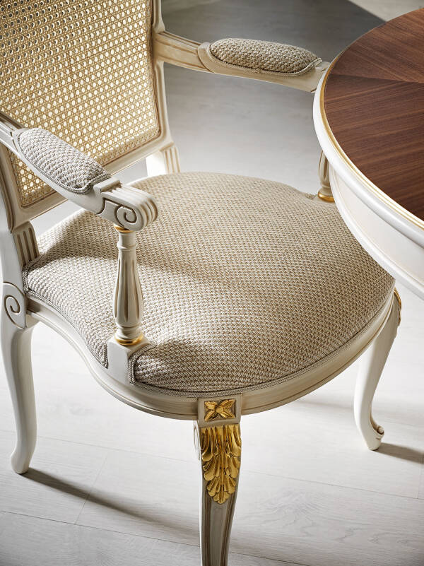 AC-17279-P Dining Armchair with Vienna Straw Back