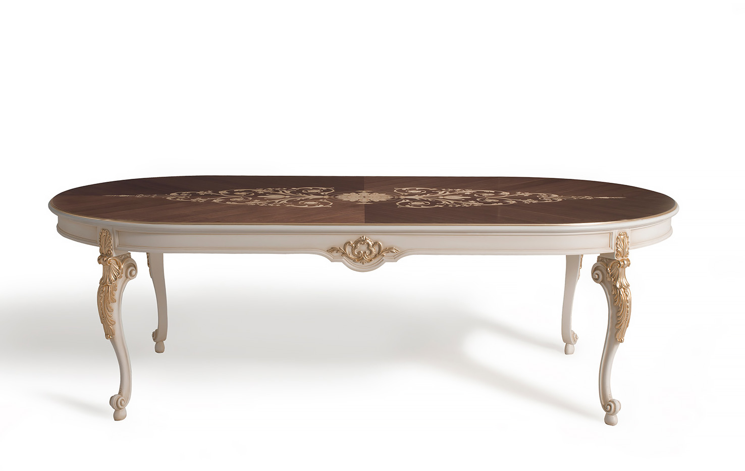 AC-307329-R25 Dining Table with Inlaid Top - Image 4