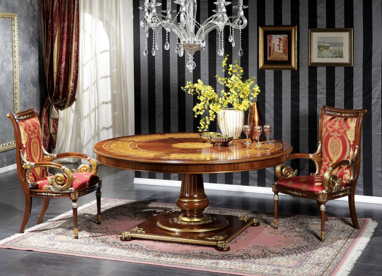 VG-1259-200 Round Dining Table 79" - Image 1