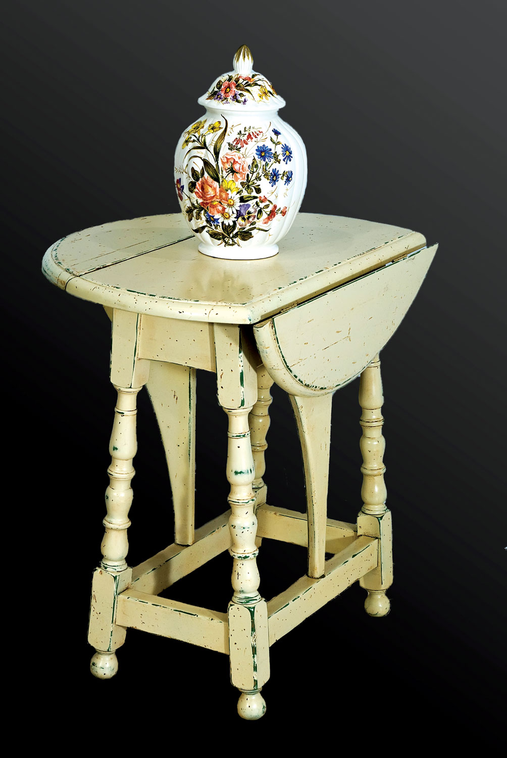 BIC-14-PT Drop Leaf Lamp Table - Image 1