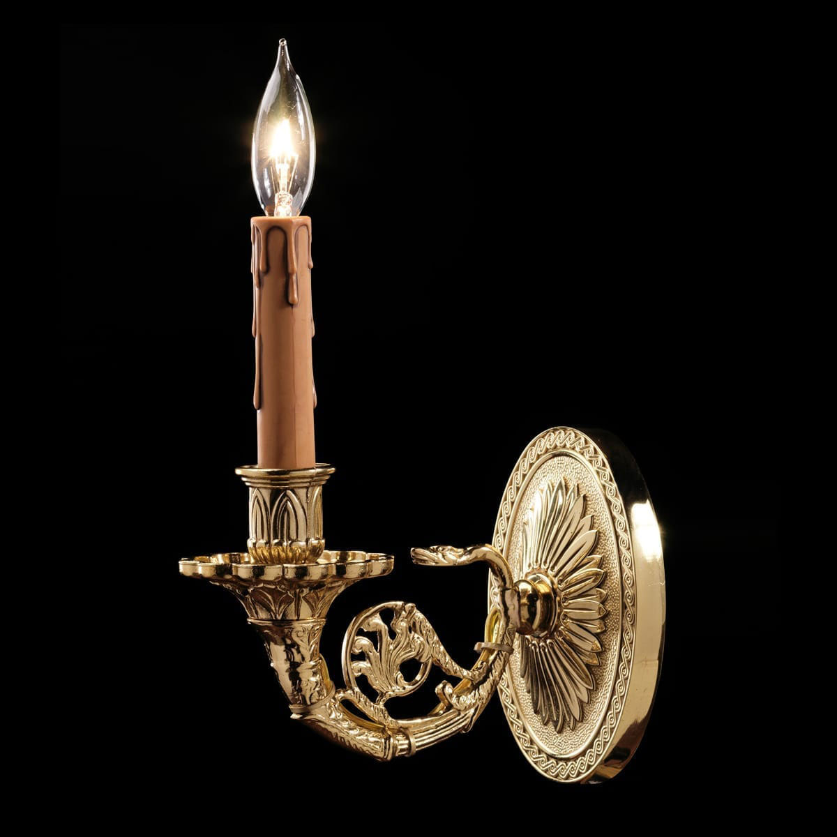 BL-101WS French Gold Wall Sconce - Image 1