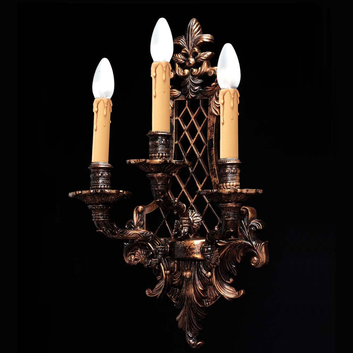 BL-110WS Three-Light Baroque Wall Sconce - Image 1