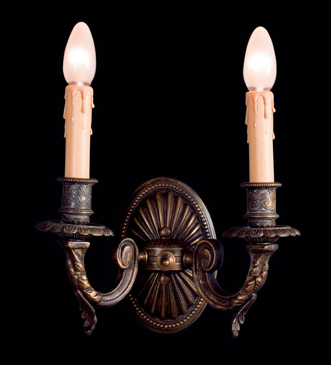 BL-121WS Two-Light Ornate Wall Sconce - Image 1