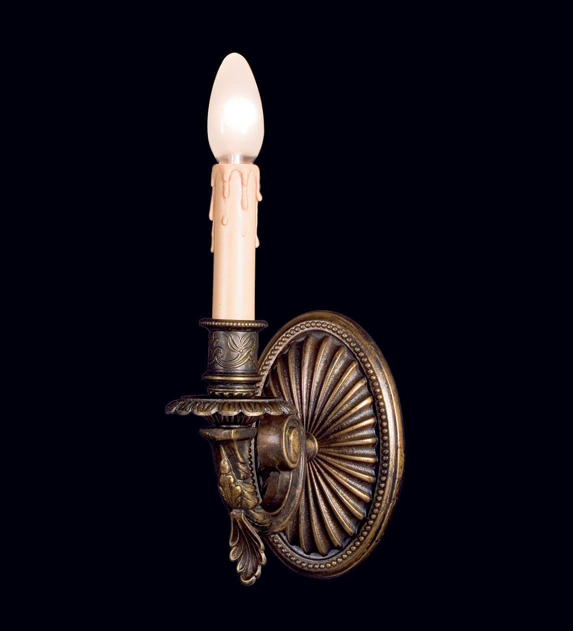 BL-122WS One-Light Ornate Wall Sconce - Image 1