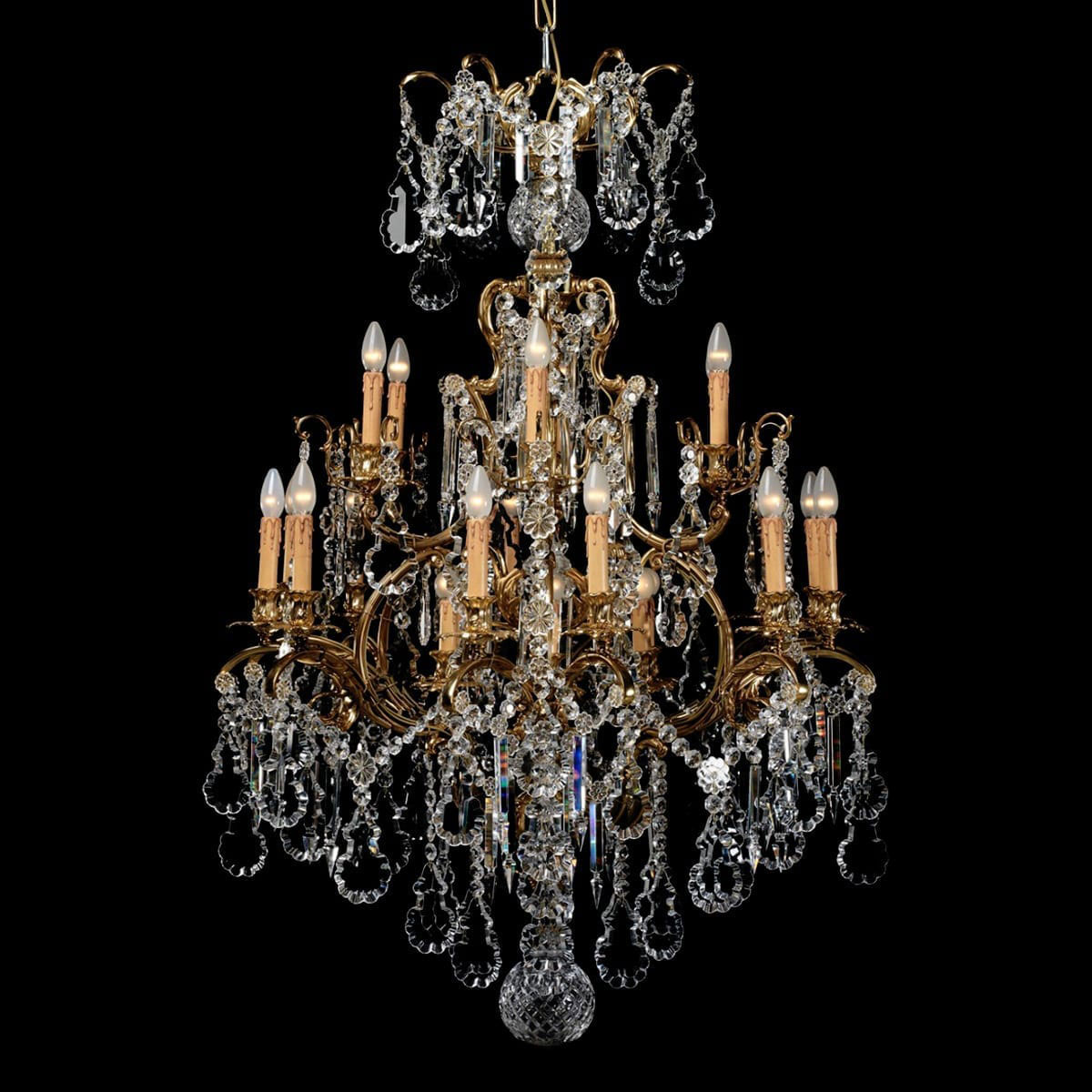 BL-143 24-Light Grand Crystal Chandelier - Image 1