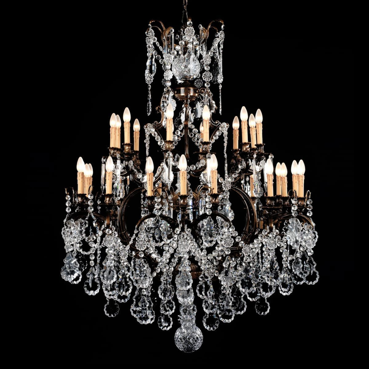 BL-144 Thirty-Light Imperial Crystal Chandelier - Image 1