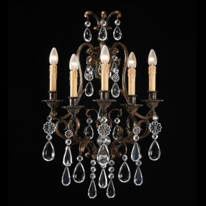 BL-148WS Five-Light Crystal Wall Sconce