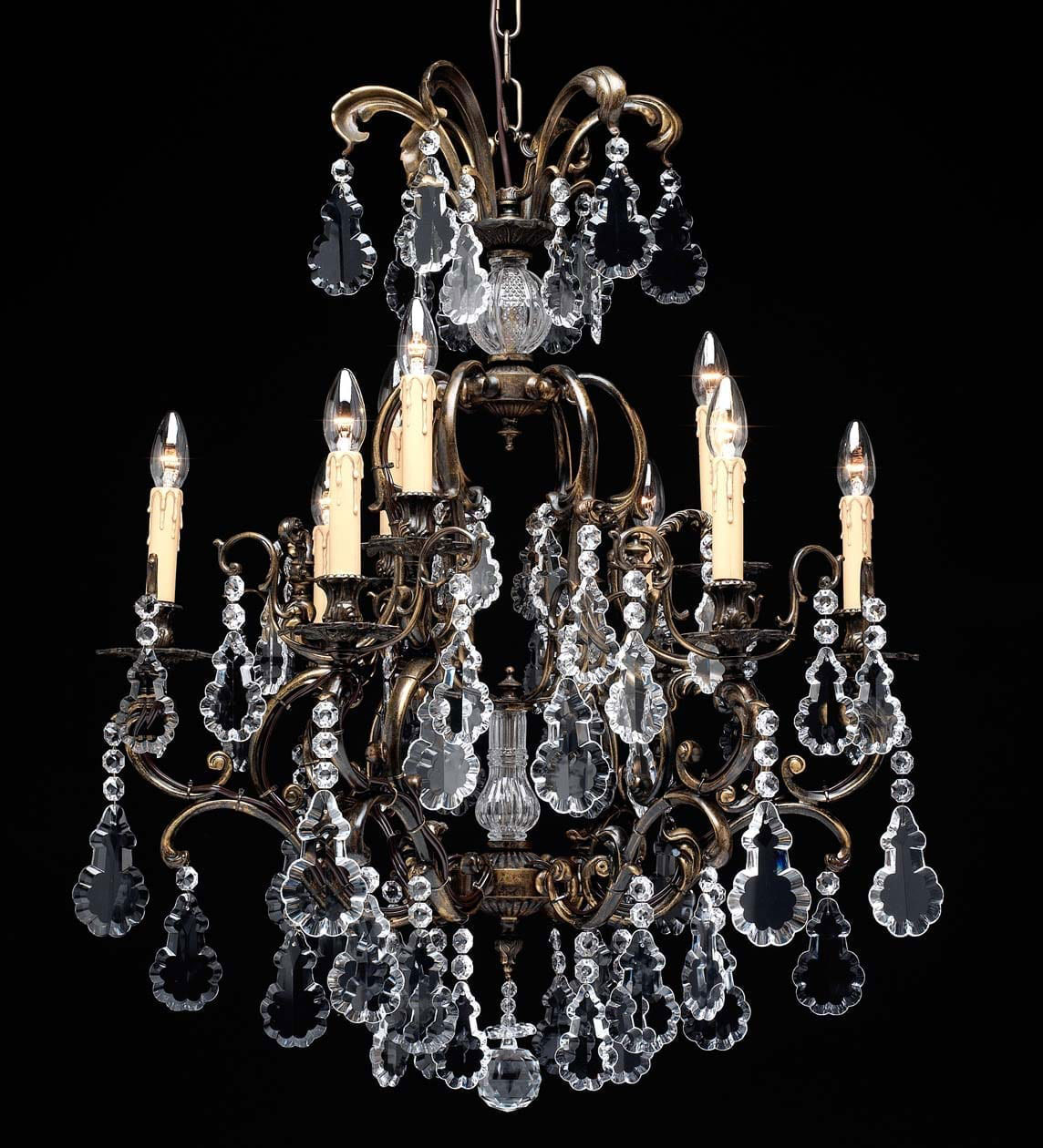 BL-179 Nine-Light Rococo Crystal Chandelier - Image 1