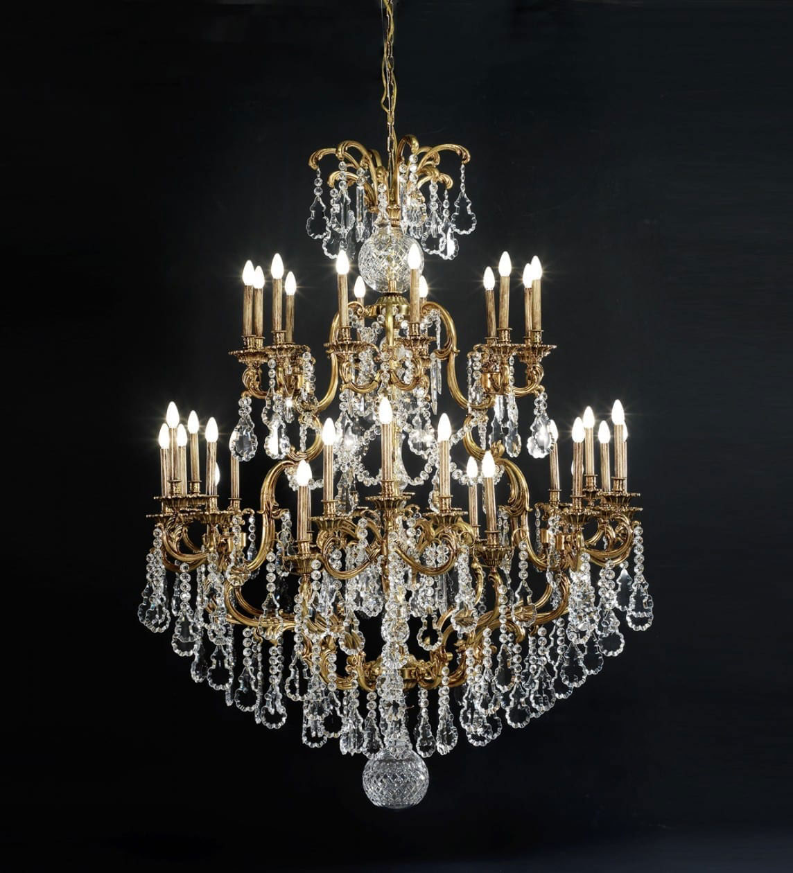 BL-183 Grand 36-Light Baroque Chandelier - Image 1