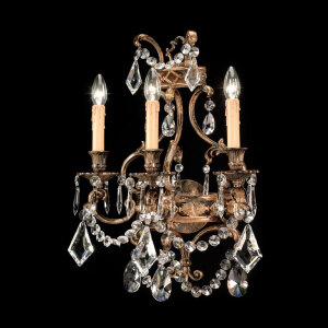BL-198WS Three-Light Crystal Wall Sconce