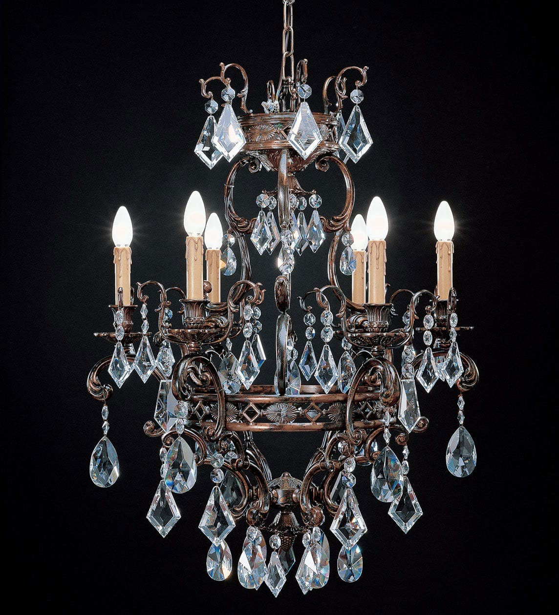 BL-199 6-Light Crystal Chandelier - Image 1