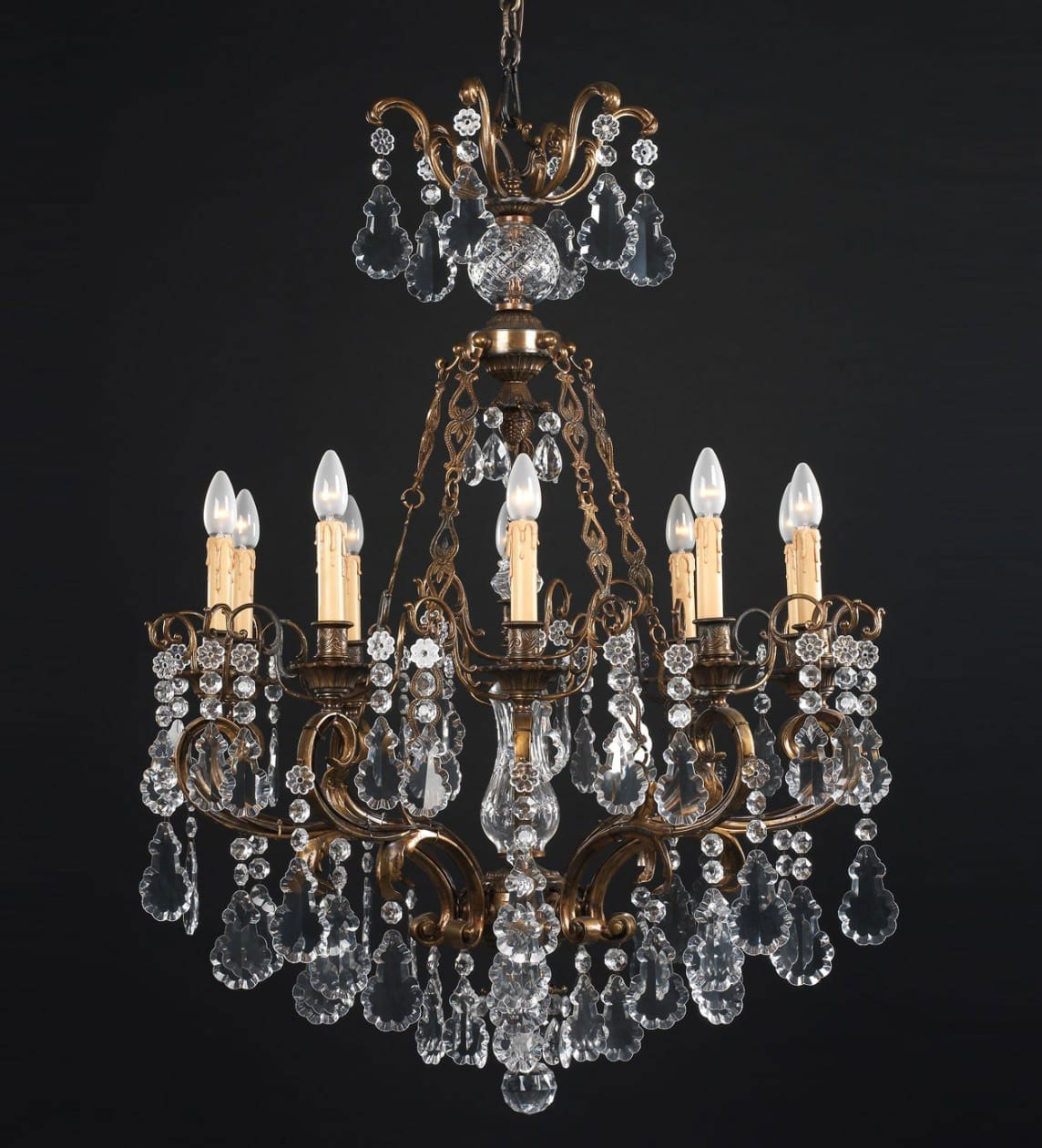 BL-200 10-Light Crystal Chandelier - Image 1