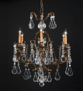 BL-201 6-Light Crystal Chandelier