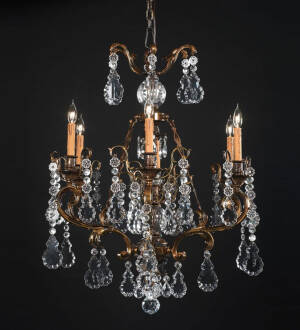 BL-201 6-Light Crystal Chandelier