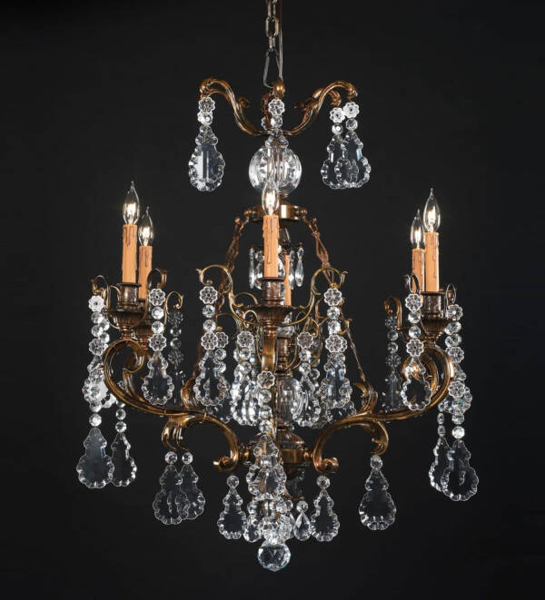 BL-201 6-Light Crystal Chandelier