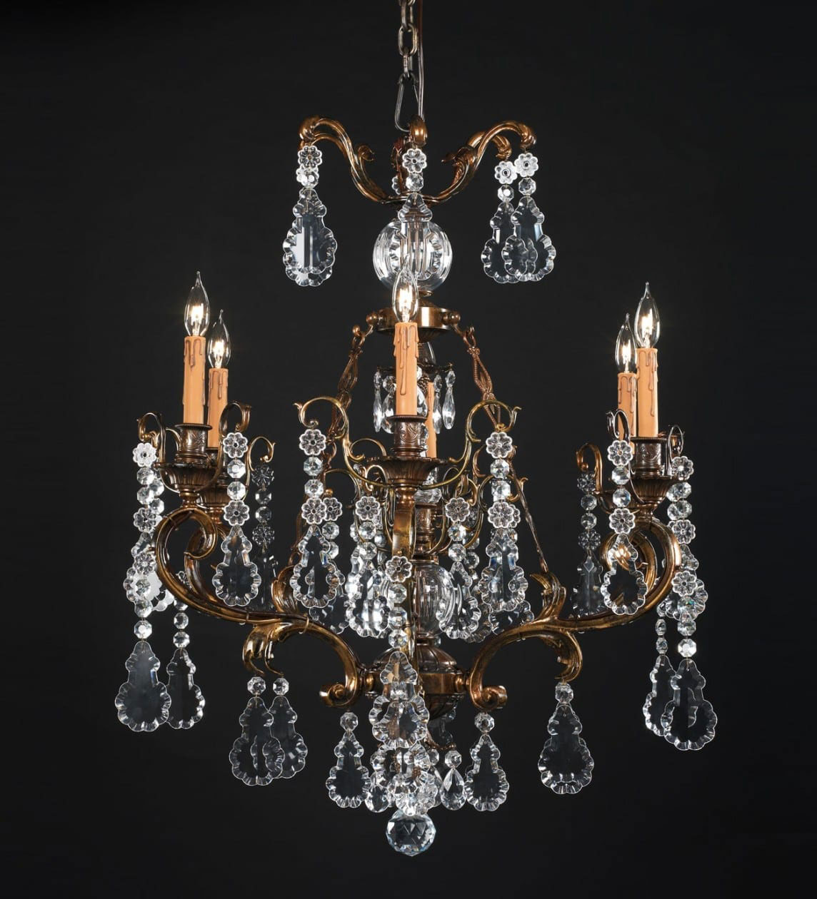 BL-201 6-Light Crystal Chandelier - Image 1