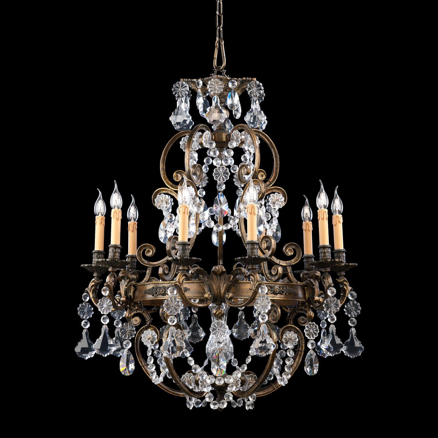 BL-202 10-Light Empire Crystal Chandelier - Image 1