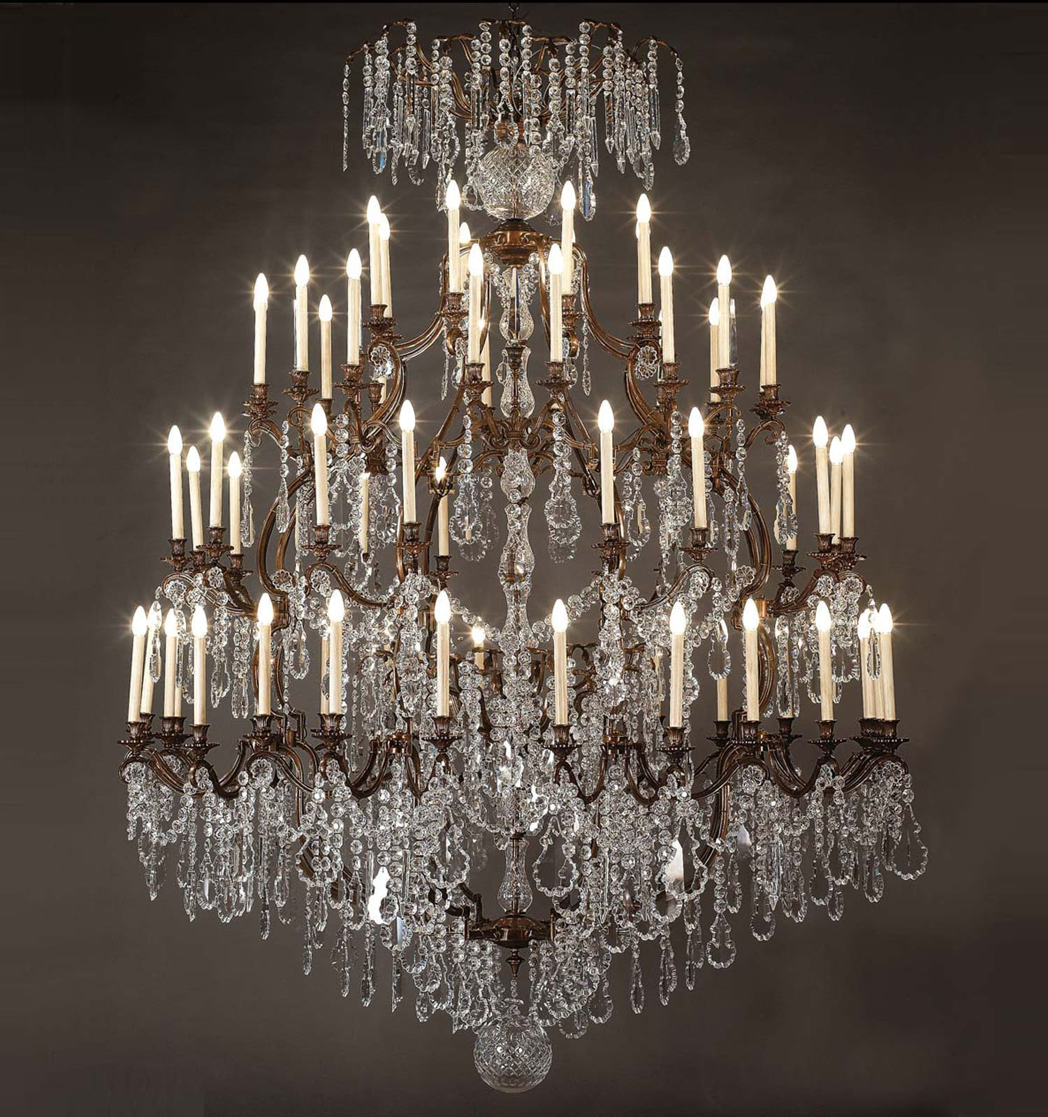 BL-226 Majestic 64-Light Multi-Tier Crystal Chandelier - Image 1