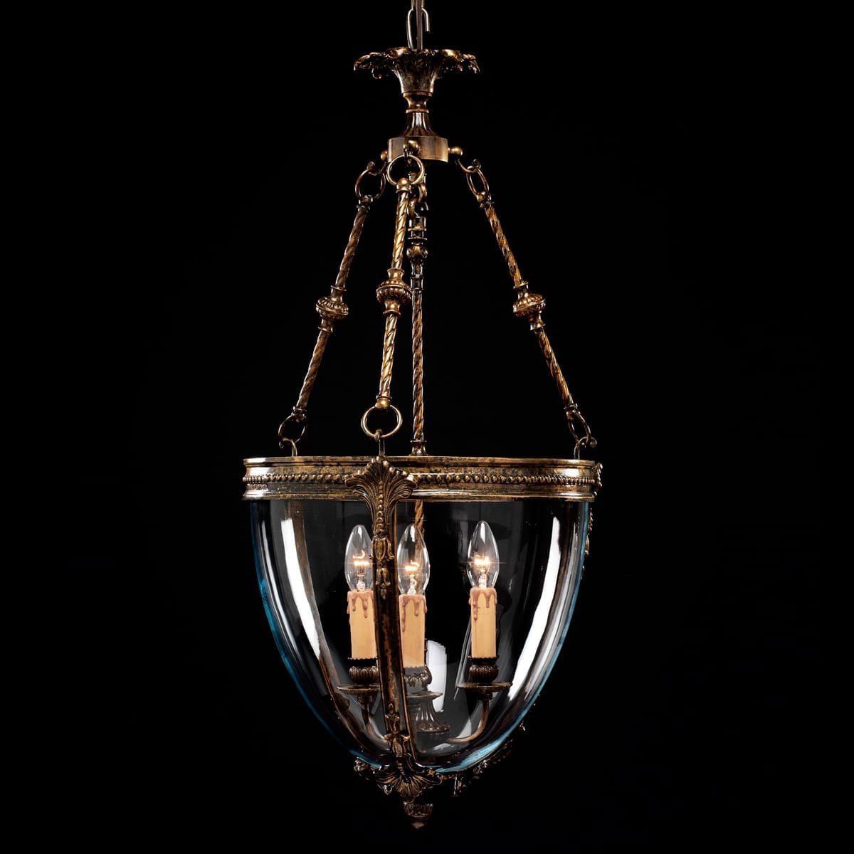 BL-309 Italian Crystal Globe Lantern - Image 1