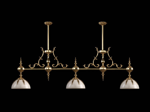 BL-350 Italian Brass Billiard Chandelier