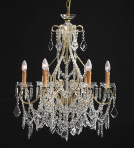 BL-362 Classic 6-Light Crystal Chandelier