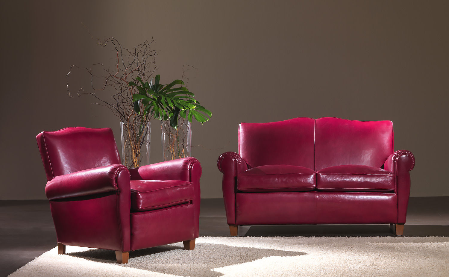 OR-241-A Transitional Leather Armchair - Image 2