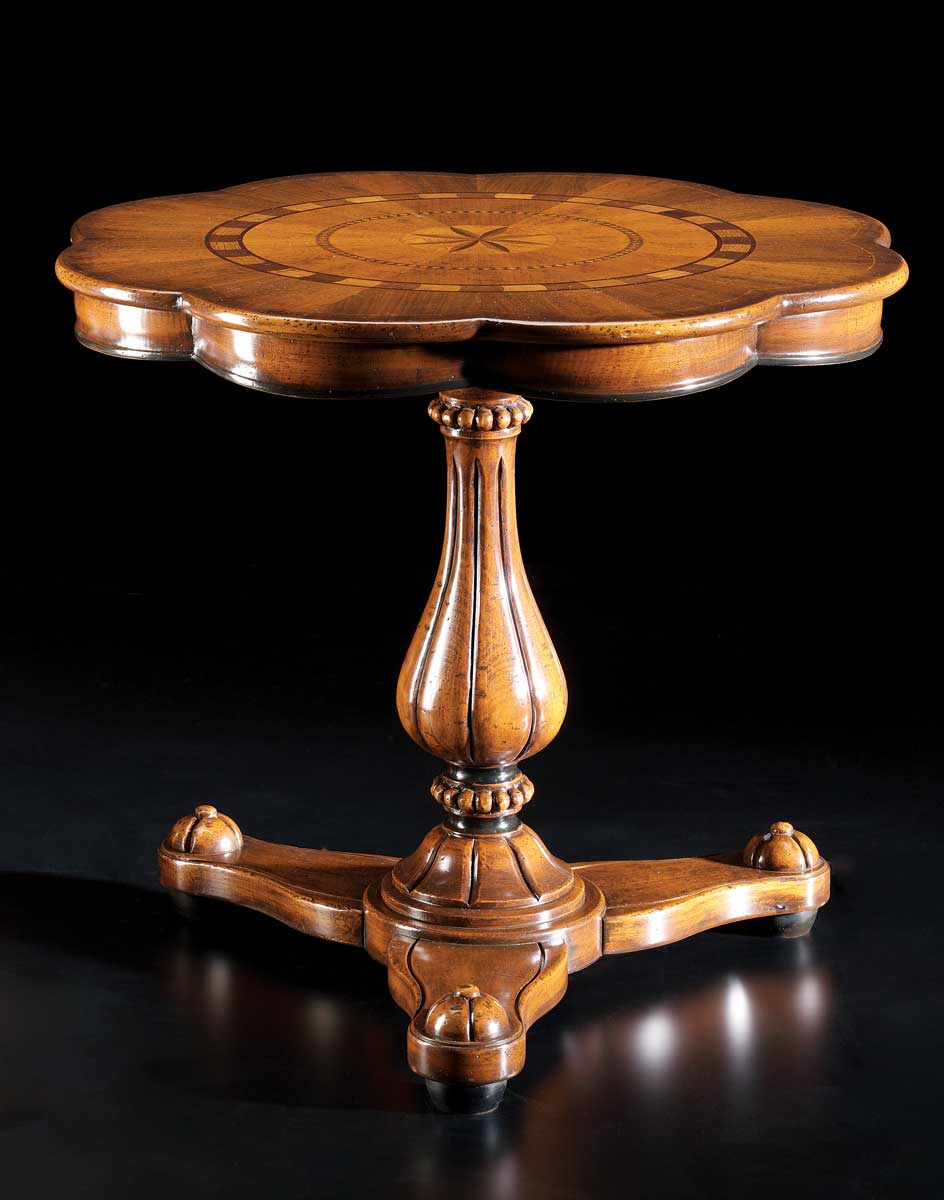 FM-685 Inlaid Accent Table - Image 1