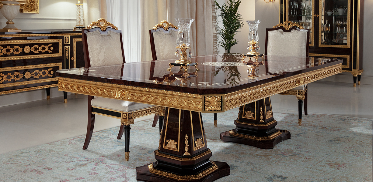 TM-8025 Neoclassical Dining Table - Image 5