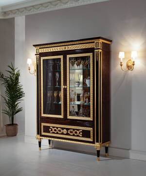 TM-8029 Neoclassical China Cabinet - Image 3